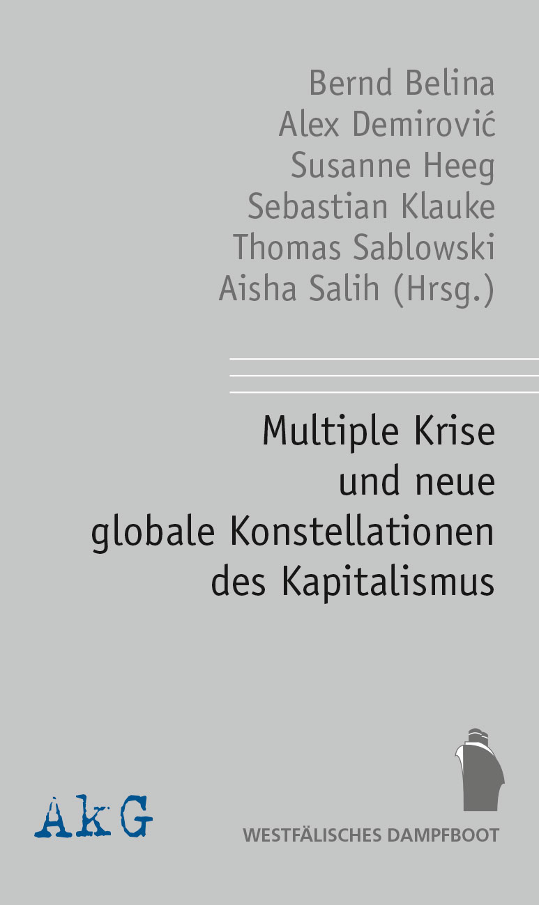 Coverabbildung Multiple Krise und globale Konstellationen des Kapitalismus