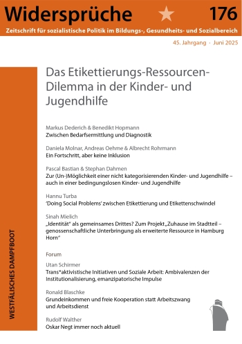 Coverabbildung Das Etikettierungs-Ressourcen-Dilemma in der Kinder- und Jugendhilfe